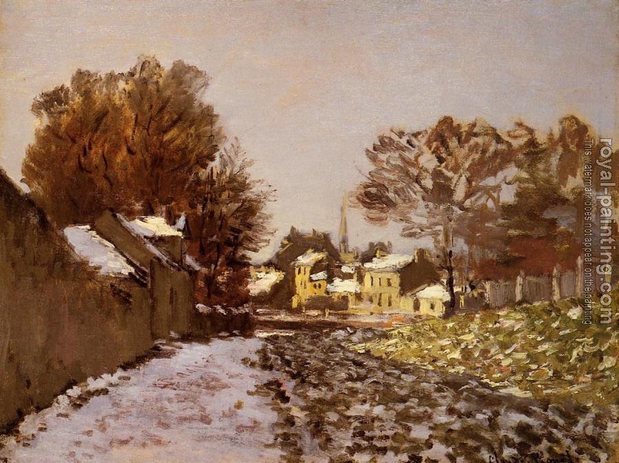Claude Oscar Monet : Snow at Argenteuil